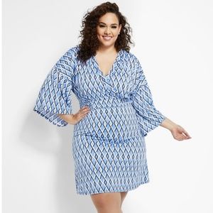 Ashley Stewart Dresses - Ashley Stewart Knit Mock Wrap Dress Ashley Stewart Dresses - Ashley Stewart Knit Mock Wrap Dress